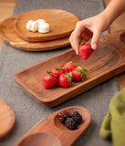 Sierra Serving Trays on a table