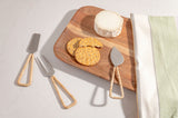 Catalina Cheese Tools on a cutting board