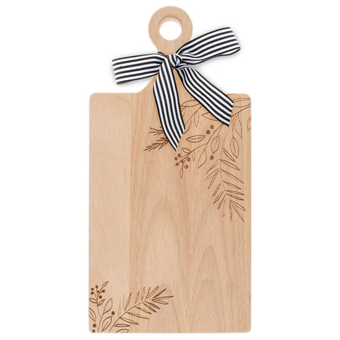 Garlands Holiday Etched Cutting Board