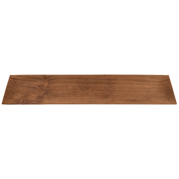 Long bali teak rectangular tray 