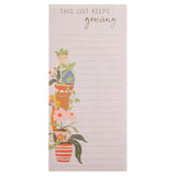 Plants long magnetic notepad