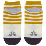 Bee ankle socks back view