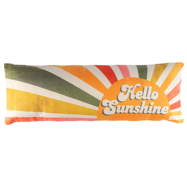 Hello sunshine long lumbar pillows