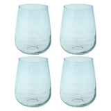 Teal Catalina Stemless Wine Glass set of 4
