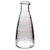 Clear Personal Hammered Carafe