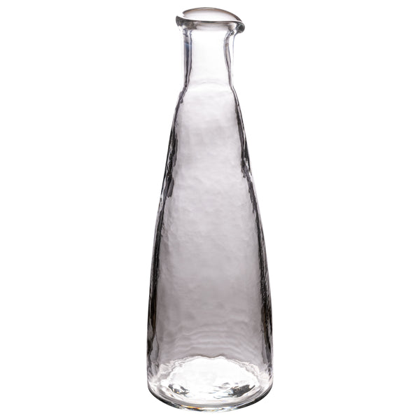 Clear half carafe personal hammered carafe