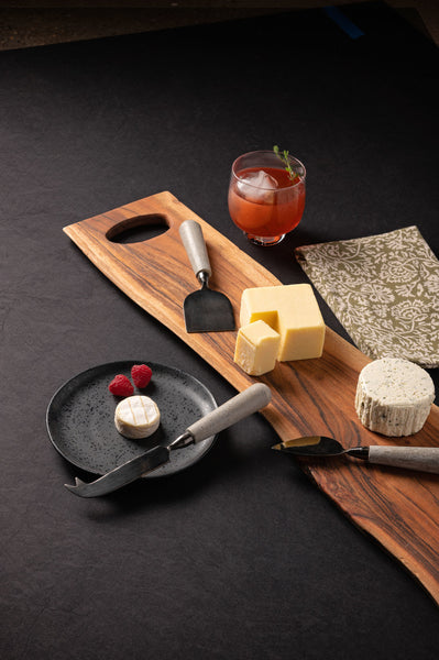 Long Live Edge Serving Board on a table