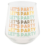 Let's Party Chic Stemless Wine Glass