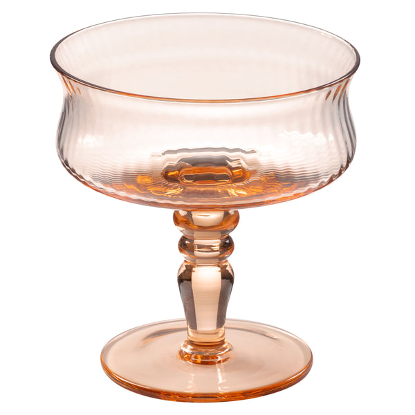 Heirloom Rose Vintage Coupe Glass