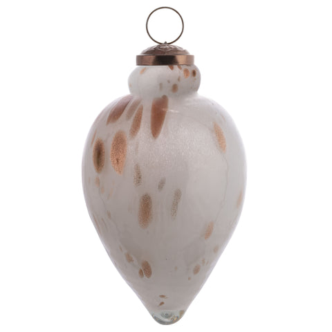 Bronze Speckled Glass Ornaments