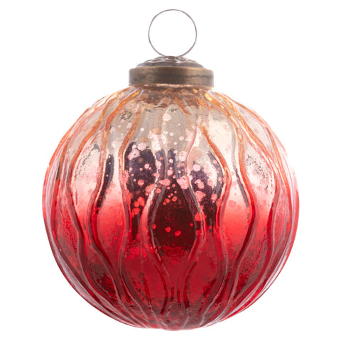 Ball Scarlet Ombre Ornament