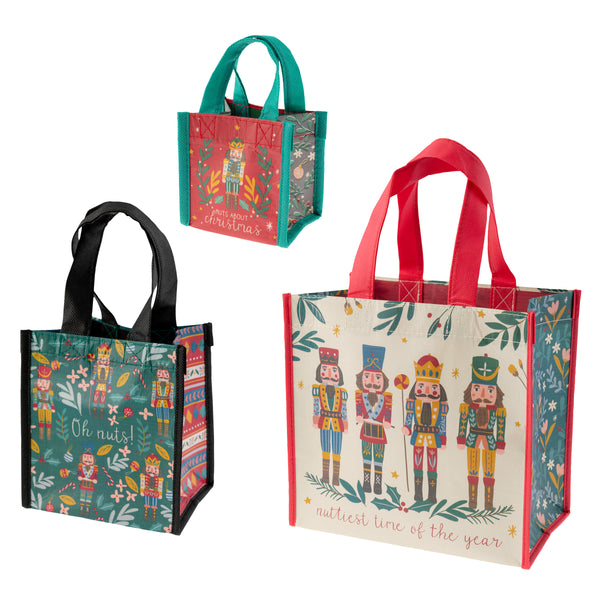 Nutcracker Holiday Recycled Gift Bags