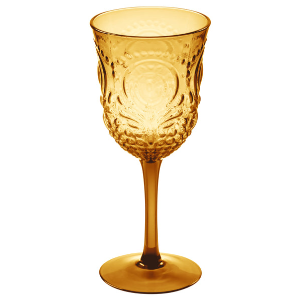 Amber Nonna Wine Glass