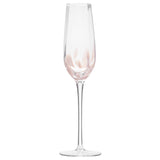 Pink flute Cheena Glass
