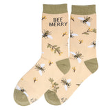 Bee Merry Holiday Socks