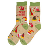 No Elf Control Holiday Socks