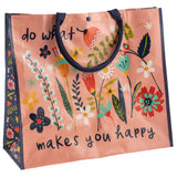 Makes you happy large tote