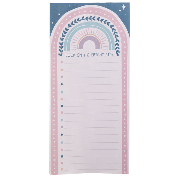 Rainbow long magnetic notepad