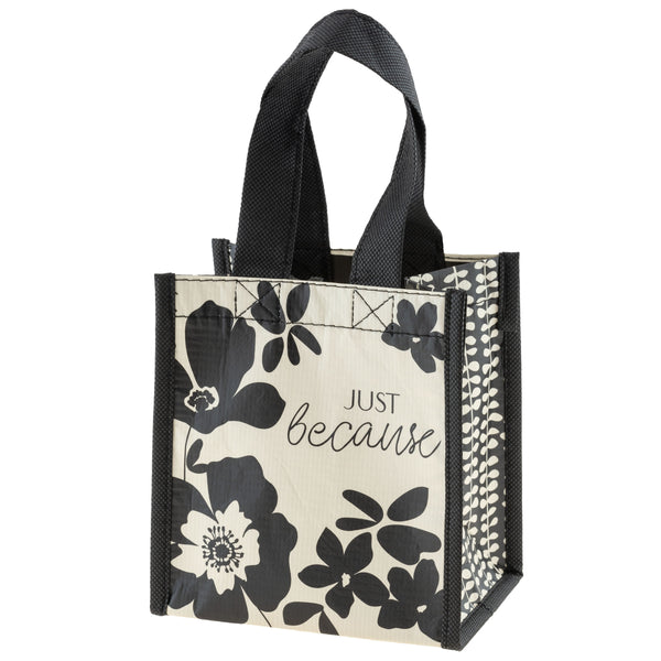 Ink Floral Recycled Small Gift Bag