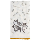 Cluster Fork Flour Sack Tea Towel