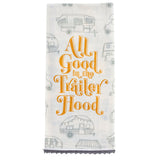 Trailer Hood Flour Sack Tea Towel