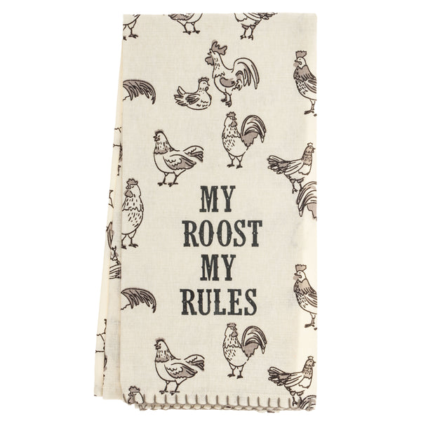 Rooster Fiona Tea Towel