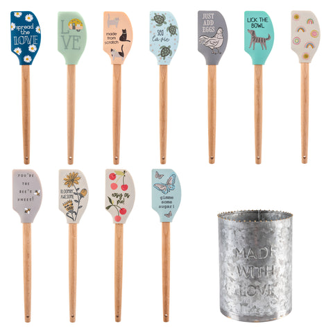 Spatula Assortment with Display