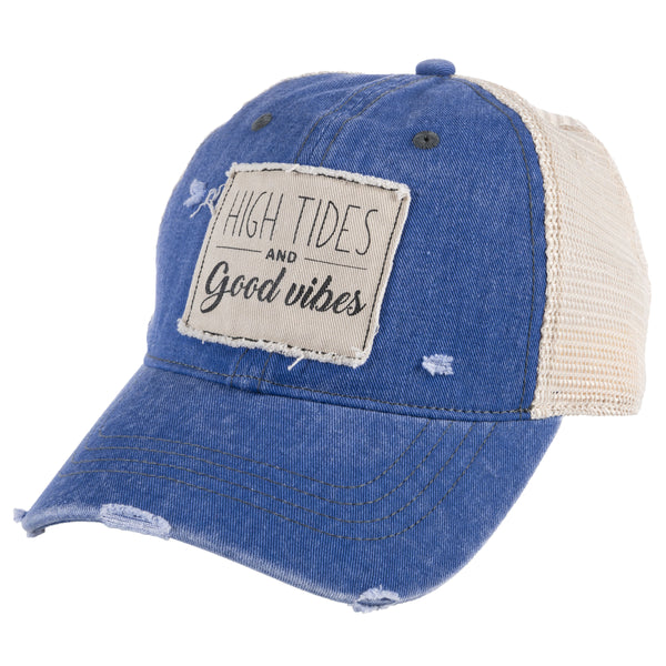 High tides and good vibes trucker hats