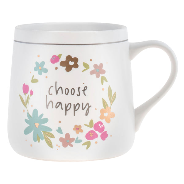 Choose Happy Flora Mugs