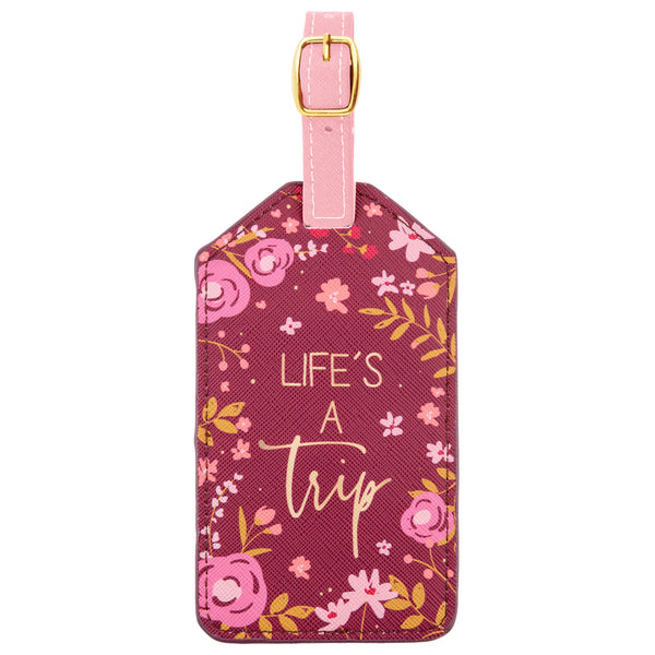 Life's a trip luggage tags