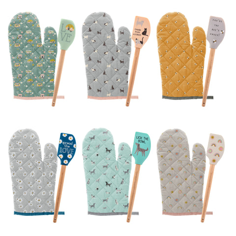 Reese Oven Mitt with Spatula Assortment variables view
