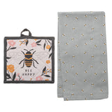 Bee Reese Pot Holder & Tea Towel Set