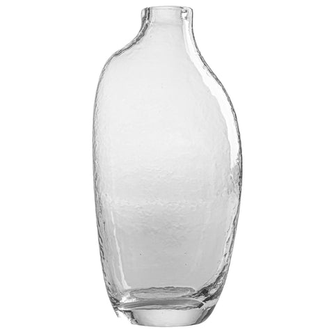 Large clear organic shape vase