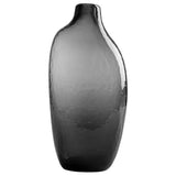 Large grey organic shape vase
