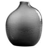 Medium gray organic shape vase