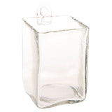 Square Hand Blown Hanging Glass Vases