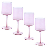 Lilac Mid Century Wine Glasses