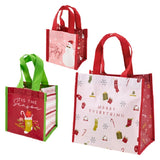 Candy Cane Holiday Recycled Gift Bags