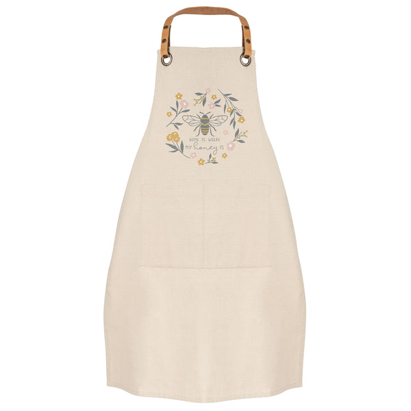 Bee apron front view