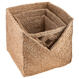 Jute Cube Organizers stacked view