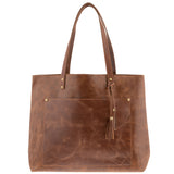 Penny leather tote bag