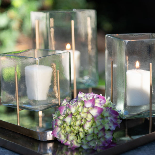 Laguna Candle Holders with candles