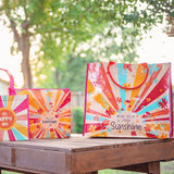 Sunshine large tote on a table