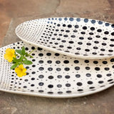 Oval Dotted Platters