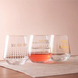 Chic Stemless Wine Glasses
