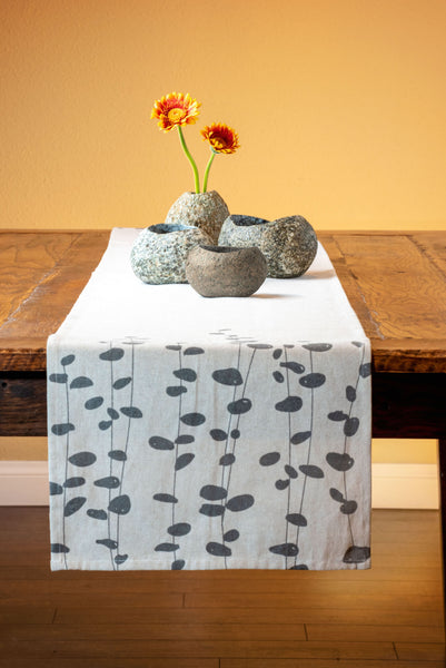 Eucalyptus Table Runner on a table