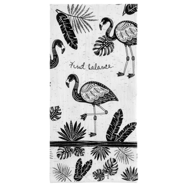 Flamingo boho tea towels