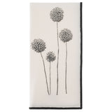 Dandelion merrowed edge dinner napkin