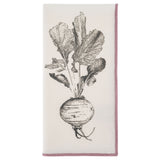 Radish merrowed edge dinner napkin