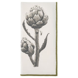 Artichoke merrowed edge dinner napkin